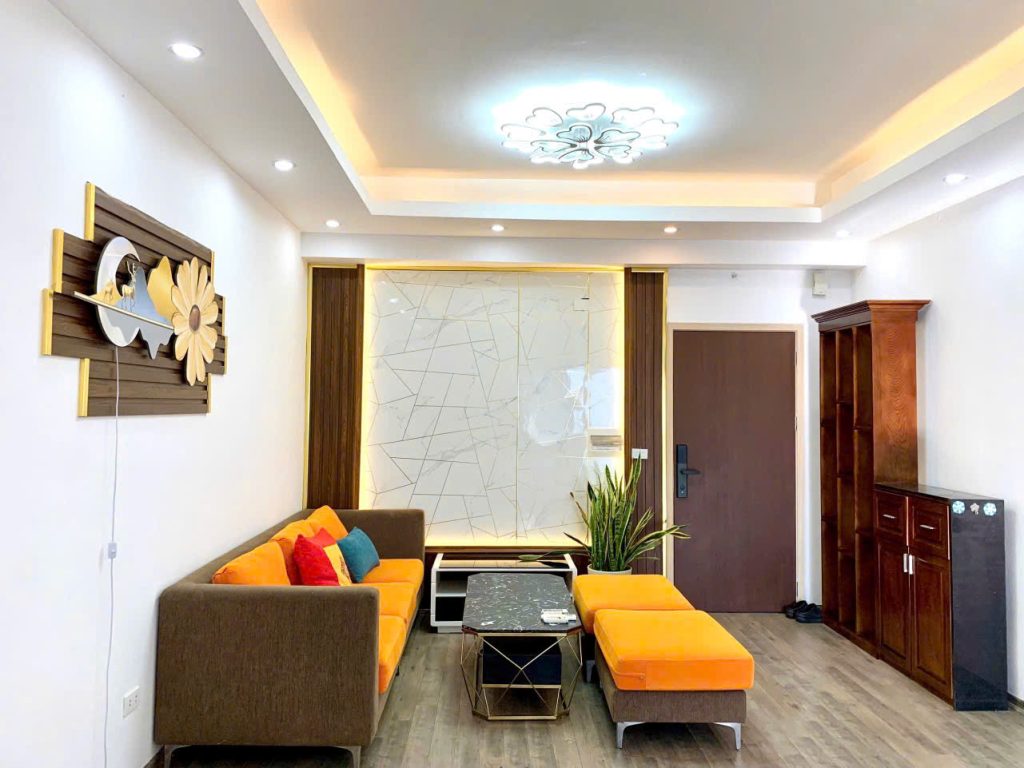 Cho Thuê Chung Cư Thanh Hà 80m2 Góc Full Nội Thất