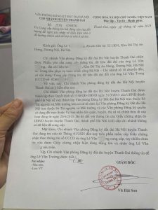 giấy xác nhận chưa có nhà ở thanh hà xin tại vpdkdd thanh oai