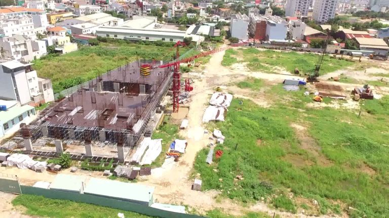 Tiến độ dự án Mường Thanh Gò Vấp đang xây tầng 2