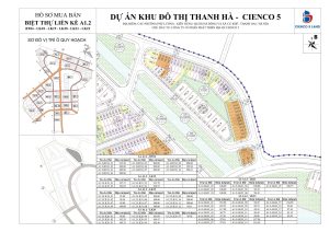 sơ đồ mặt bằng thiết kế liền kề a1.2 thanh hà cienco 5