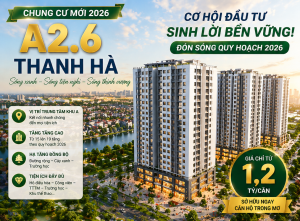 phối cảnh 3D chung cư A2.6 Thanh Hà