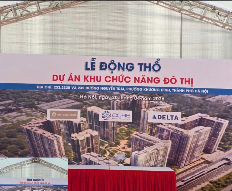 Lễ động thổ chung cư masterise homes cao xà lá