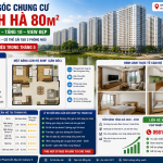 Bán Căn Góc Chung Cư Thanh Hà 80m2
