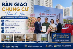 bàn giao chung cư thanh hà