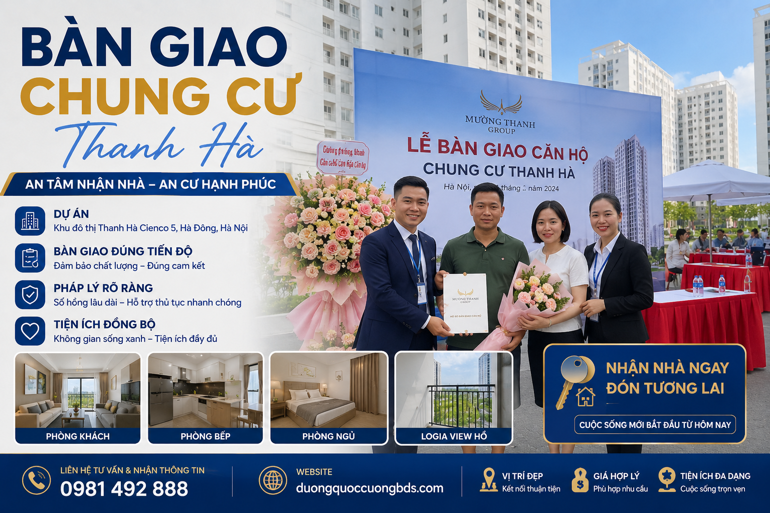 bàn giao chung cư thanh hà