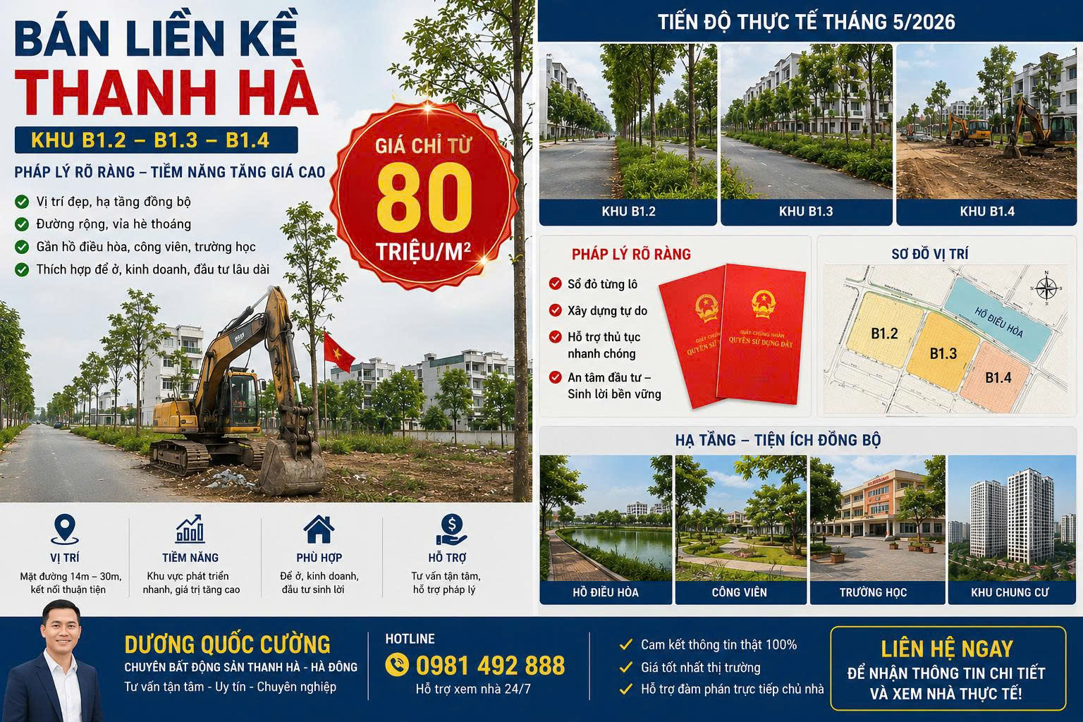 Bán liền kề thanh hà 2026