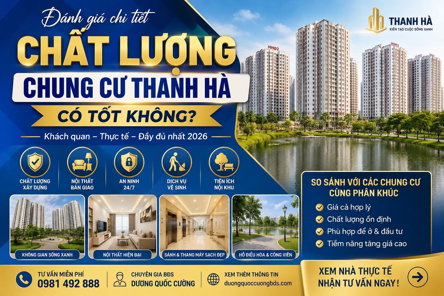 Chất lượng chung cư Thanh Hà