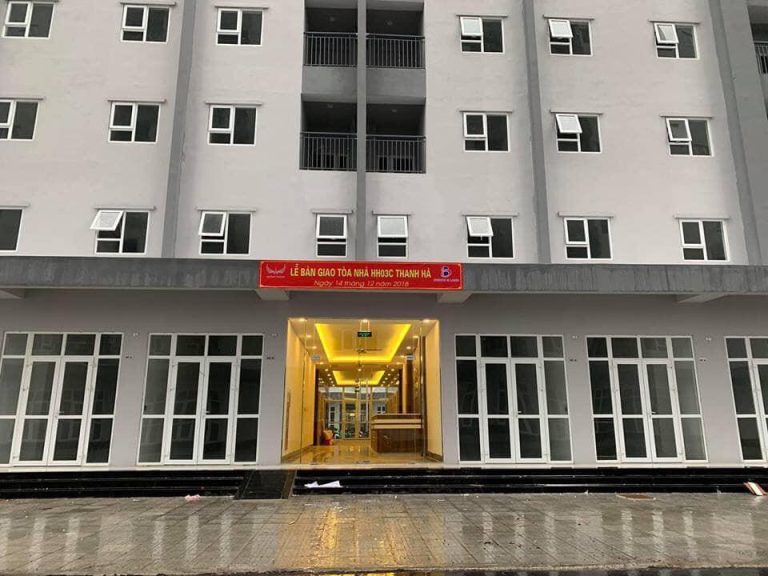 ảnh thực tế căn hộ chung cư Thanh Hà cho thuê