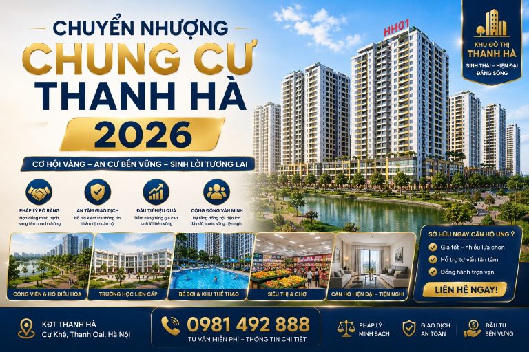 chuyển nhượng chung cư thanh hà