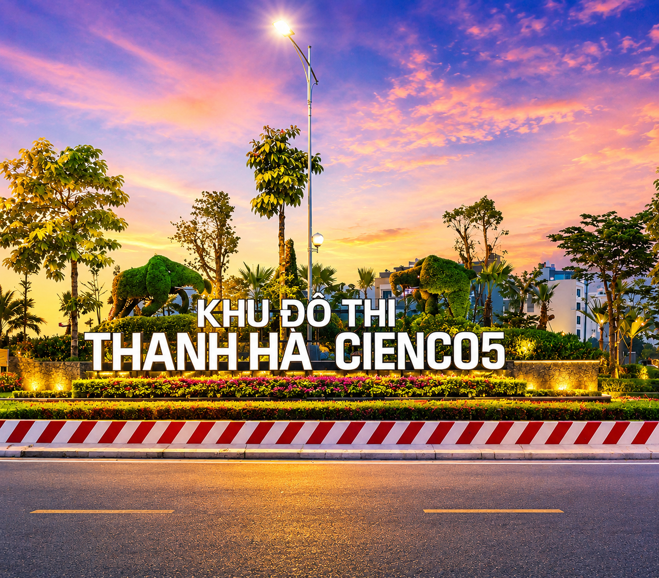 Cổng chào khu đô thị Thanh Hà