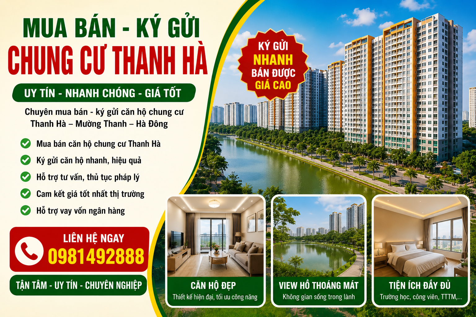 Dương Quốc Cường mua bán ký gửi chung cư thanh hà