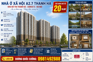 dự án Nhà Ở Xã Hội A2.7 Thanh Hà