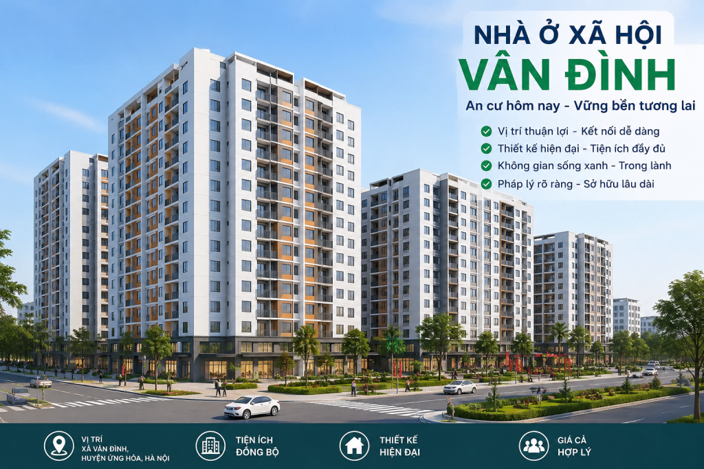 ảnh nhà ở xã hội vân đình
