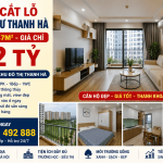 bán cắt lỗ chung cư thanh hà 1 ngủ
