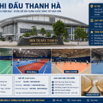 nhà thi đấu thanh hà nơi diễn ra các giải đấu của hà nội