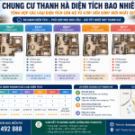 Chung cư Thanh Hà diện tích bao nhiêu? Các loại căn hộ từ 47m² đến 90m²