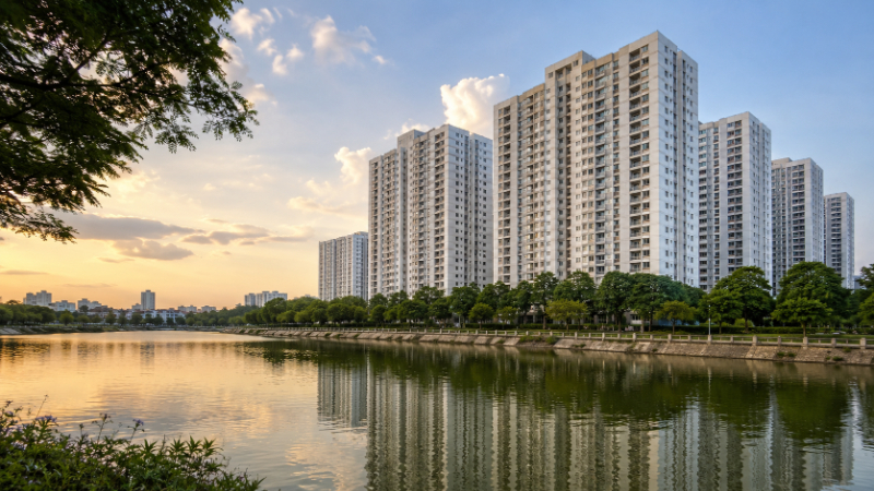 Chung cư Thanh Hà view hồ