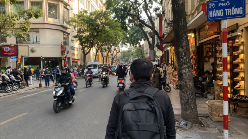 Đi từ chung cư Thanh Hà vào trung tâm Hà Nội