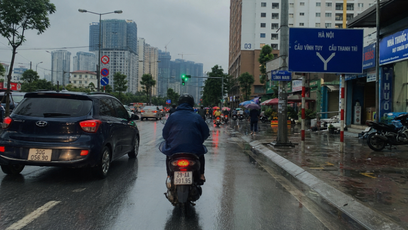Đi từ chung cư Thanh Hà vào trung tâm Hà Nội