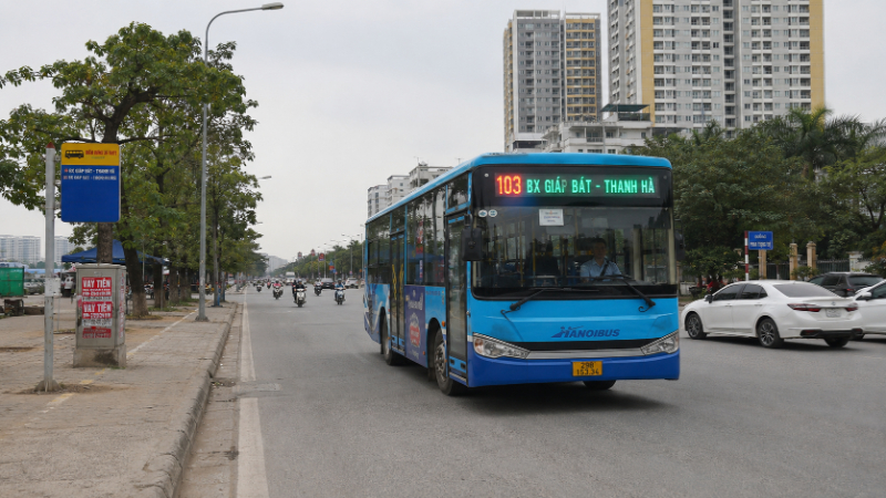 Đi từ chung cư Thanh Hà vào trung tâm Hà Nội