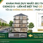 Liền kề biệt thự Thanh Hà khu nào có hầm