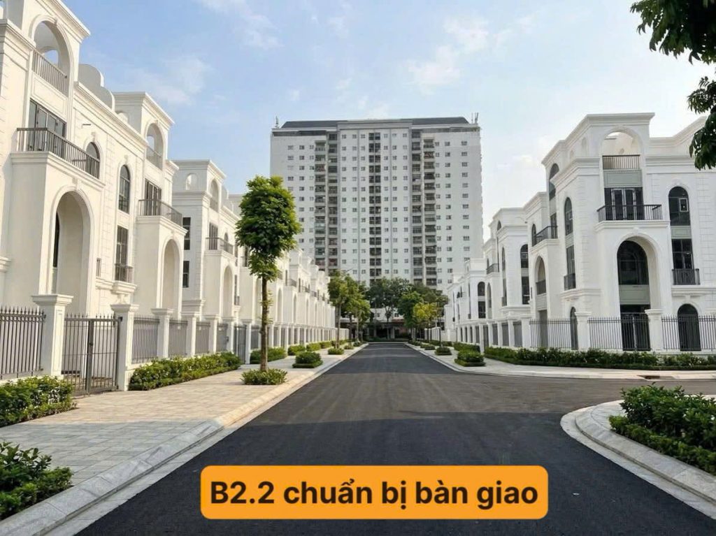 tiến độ biệt thự B2.2 Thanh hà chuẩn bị bàn giao nhà tháng 9/2026