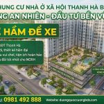 Chung cư nhà ở xã hội Thanh Hà B1.2 có 2 tầng hầm