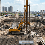 Tiến độ nhà ở xã hội Thanh Hà B1.2 ngày 28/09/2026 đang thi công nền móng
