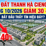 Giá đất Thanh Hà Cienco 5 tháng 10/2026 giảm sâu, xuất hiện tín hiệu tạo đáy.