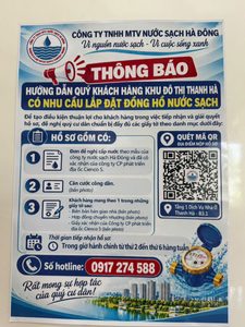 Liền kề biệt thự Thanh Hà chuẩn bị bàn giao đăng ký nước sạch