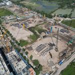 Tiến độ dự án chung cư B1.2 Thanh Hà và khu vực dân cư xung quanh tháng 10/2026.
